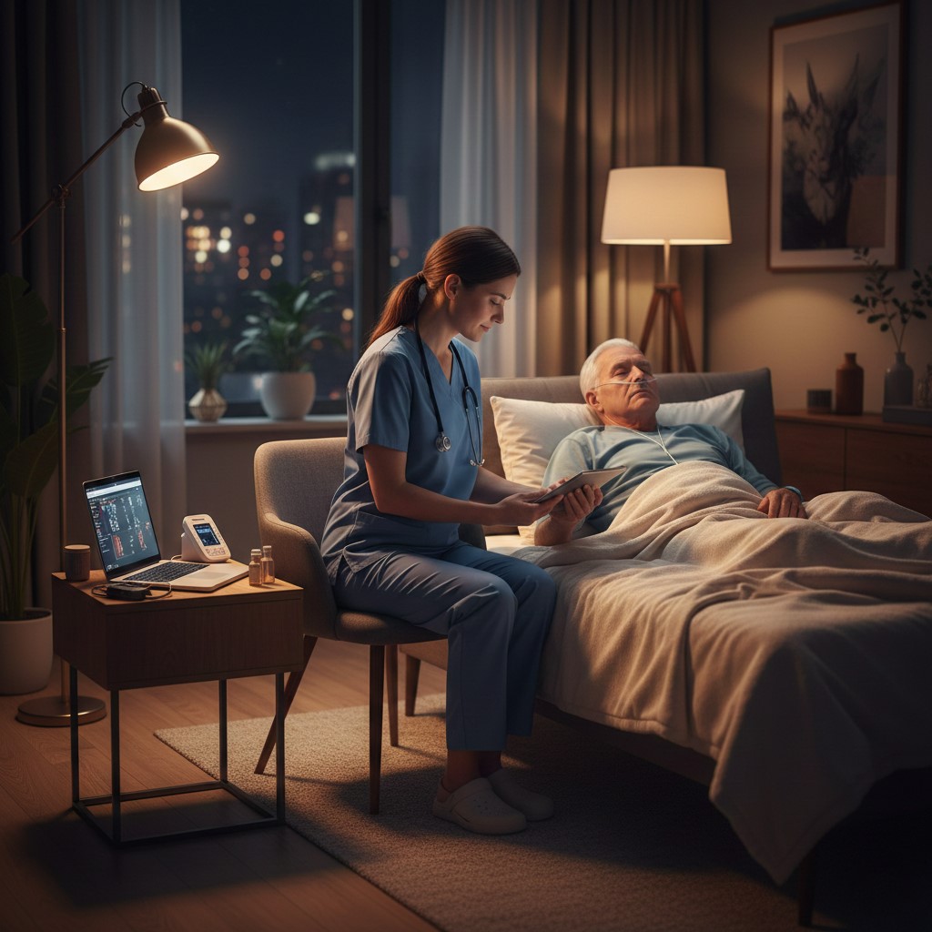 تمريض منزلي ٢٤ ساعة